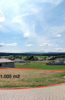 Prodej stavební parcely 1 005 m² Litvínovice, Horní