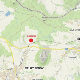 Prodej ostatních pozemků 11220 m² Velký Šenov