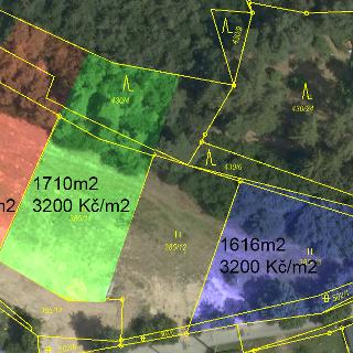 Prodej stavební parcely 1 660 m² Kunštát, Sokolská