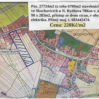 Prodej stavební parcely 27724 m&sup2; Nový Bydžov