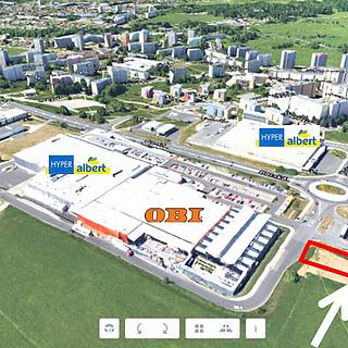 Prodej komerčního pozemku 1924 m&sup2; Česká Lípa