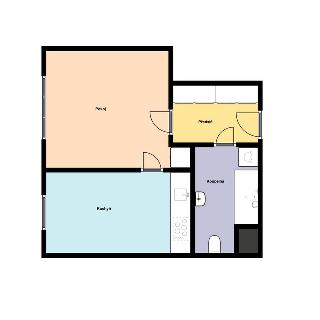 Pronájem bytu 2+kk 42 m² Praha, Musílkova