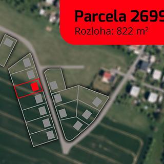 Prodej stavební parcely 822 m&sup2; Želechovice nad Dřevnicí