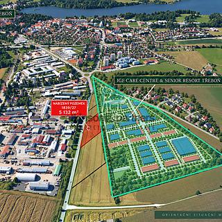 Prodej komerčního pozemku 5132 m&sup2; Třeboň