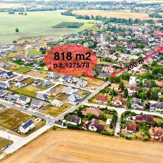 Prodej stavební parcely 818 m² Město Touškov