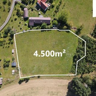 Prodej stavební parcely 4 500 m² Načešice