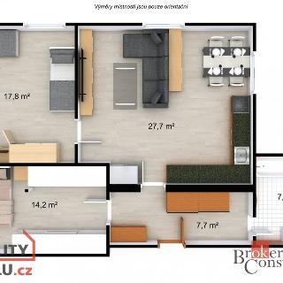 Prodej bytu 3+kk 74 m² Liberec, Americká