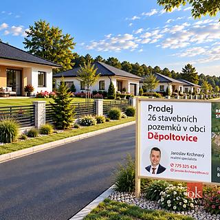 Prodej stavební parcely 878 m&sup2; Děpoltovice