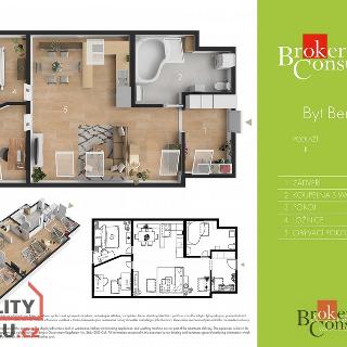 Prodej bytu 3+kk 85 m² Beroun