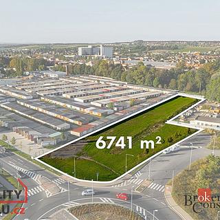 Pronájem komerčního pozemku 6990 m&sup2; Mělník