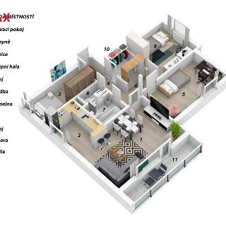 Prodej bytu 4+1 76 m² Pardubice, Borová