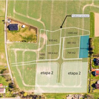 Prodej stavební parcely 1045 m² Borová