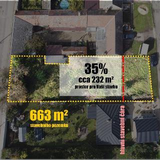 Prodej stavební parcely 663 m² Vrbovec