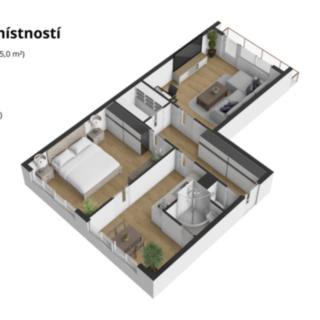 Prodej bytu 2+1 66 m² Hodonín, G. Preissové