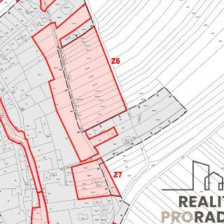 Prodej stavební parcely 1 258 m² Chudčice