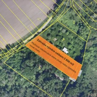 Prodej zahrady 2468 m² Bystřice pod Hostýnem