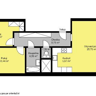 Prodej bytu 3+kk 72 m² Praha, Hlivická