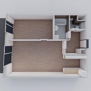 Pronájem bytu 2+kk 69 m² České Budějovice, Vrbenská