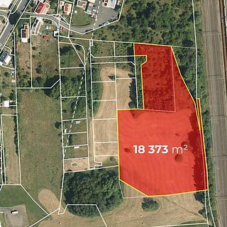 Prodej komerčního pozemku 18373 m&sup2; Dalovice