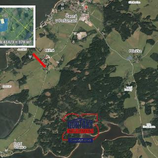 Prodej stavební parcely 378 m² Černá v Pošumaví, 