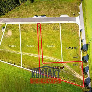 Prodej stavební parcely 1437 m&sup2; Svatý Jan nad Malší