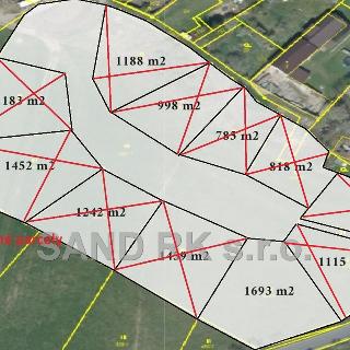 Prodej stavební parcely 1 693 m² Vlkanov