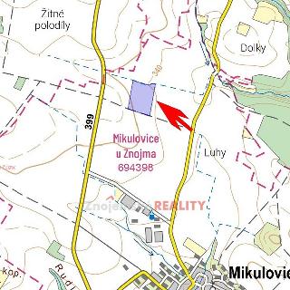 Prodej zemědělské půdy 69201 m² Mikulovice