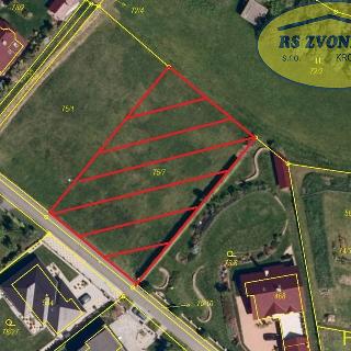 Prodej stavební parcely 1 755 m² Přílepy, Přílepy