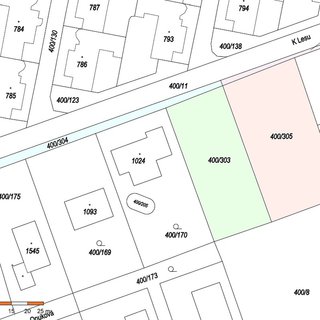 Prodej stavební parcely 806 m² Horoměřice