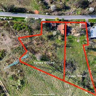 Prodej stavební parcely 1820 m&sup2; Poříčany