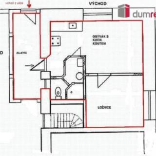 Pronájem bytu 2+kk 45 m² Mochov