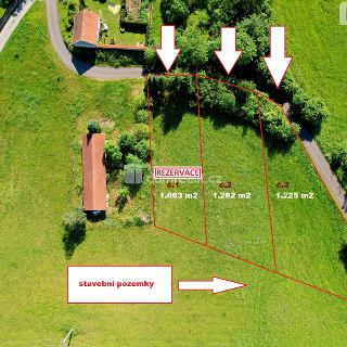 Prodej stavební parcely 1 282 m² Předotice, Třebkov