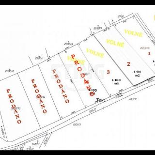 Prodej stavební parcely 1 100 m² Ostrava