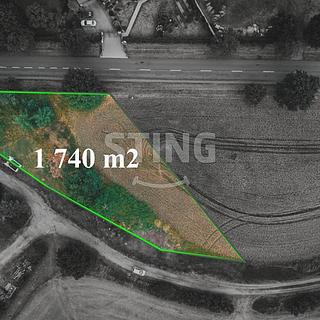 Prodej stavební parcely 1740 m&sup2; Pardubice