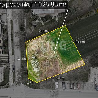 Prodej stavební parcely 1000 m&sup2; Chropyně