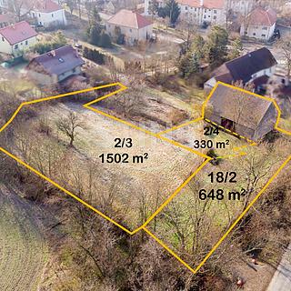 Prodej stavební parcely 2480 m&sup2; Kly