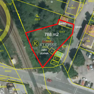 Prodej stavební parcely 788 m² České Budějovice, Pekárenská