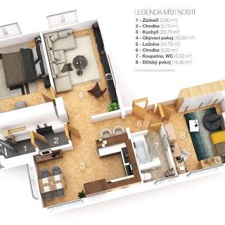 Prodej bytu 3+1 94 m² Ostroměř, U Pošty