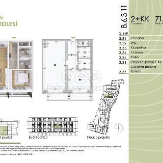 Prodej bytu 2+kk 71 m² Jablonec nad Nisou, Jezdecká