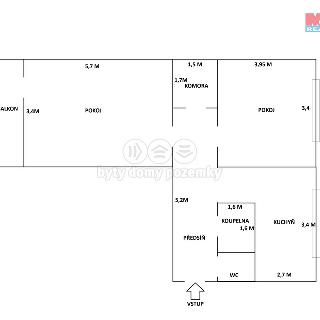 Prodej bytu 2+1 61 m² Karviná, Cihelní