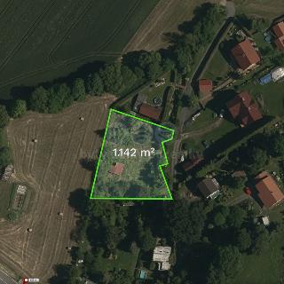 Prodej zahrady 1 422 m² Jeseník nad Odrou