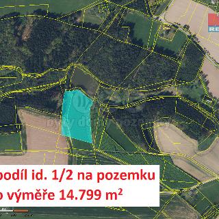 Prodej zemědělské půdy 14 799 m² Velké Poříčí