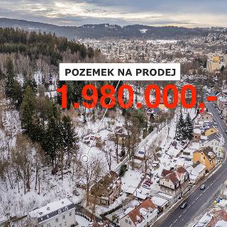 Prodej stavební parcely 1 101 m² Jablonec nad Nisou, Pionýrů