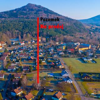 Prodej stavební parcely 1 280 m² Cvikov