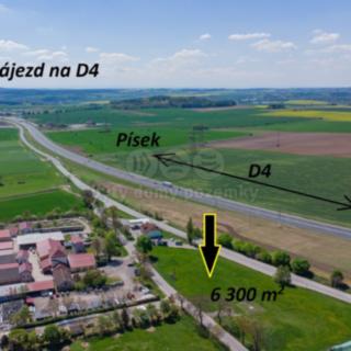 Prodej komerčního pozemku 6300 m² Zalužany