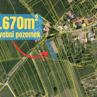 Prodej stavební parcely 1 670 m² Police
