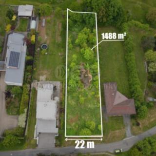 Prodej stavební parcely 1 488 m² Zlín Mladcová