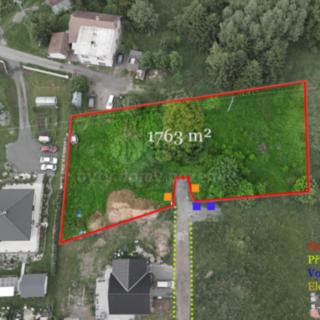 Prodej stavební parcely 1 989 m² Damníkov