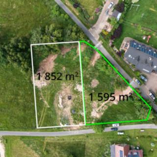 Prodej stavební parcely 1 852 m² Tisá
