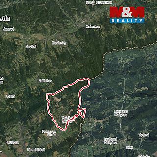 Prodej zahrady 313789 m&sup2; Valašská Senice